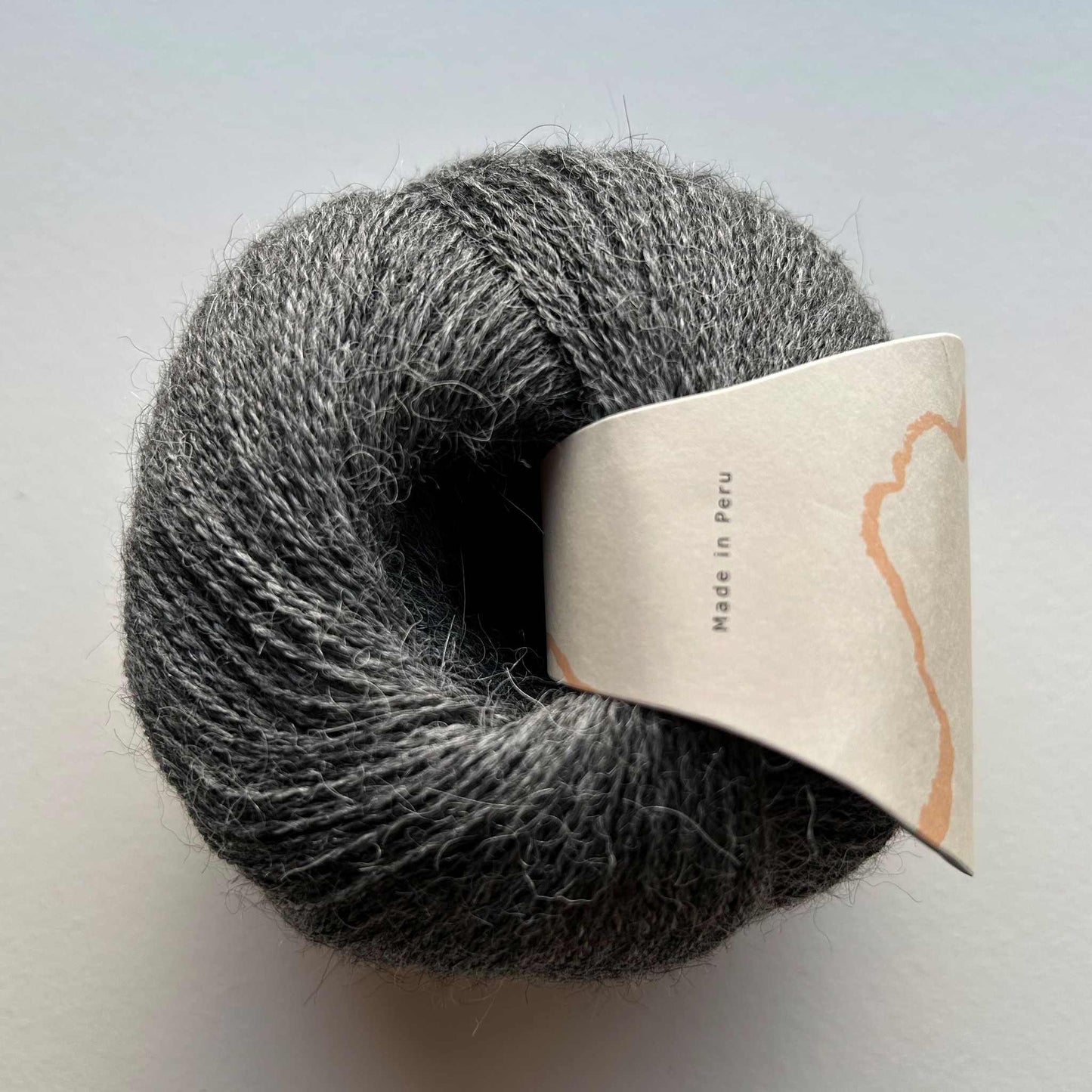 100% Alpaca garn - Mountain Grey