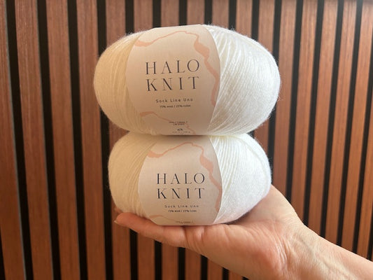 Strømpegarn - No. 1 (Hvid)