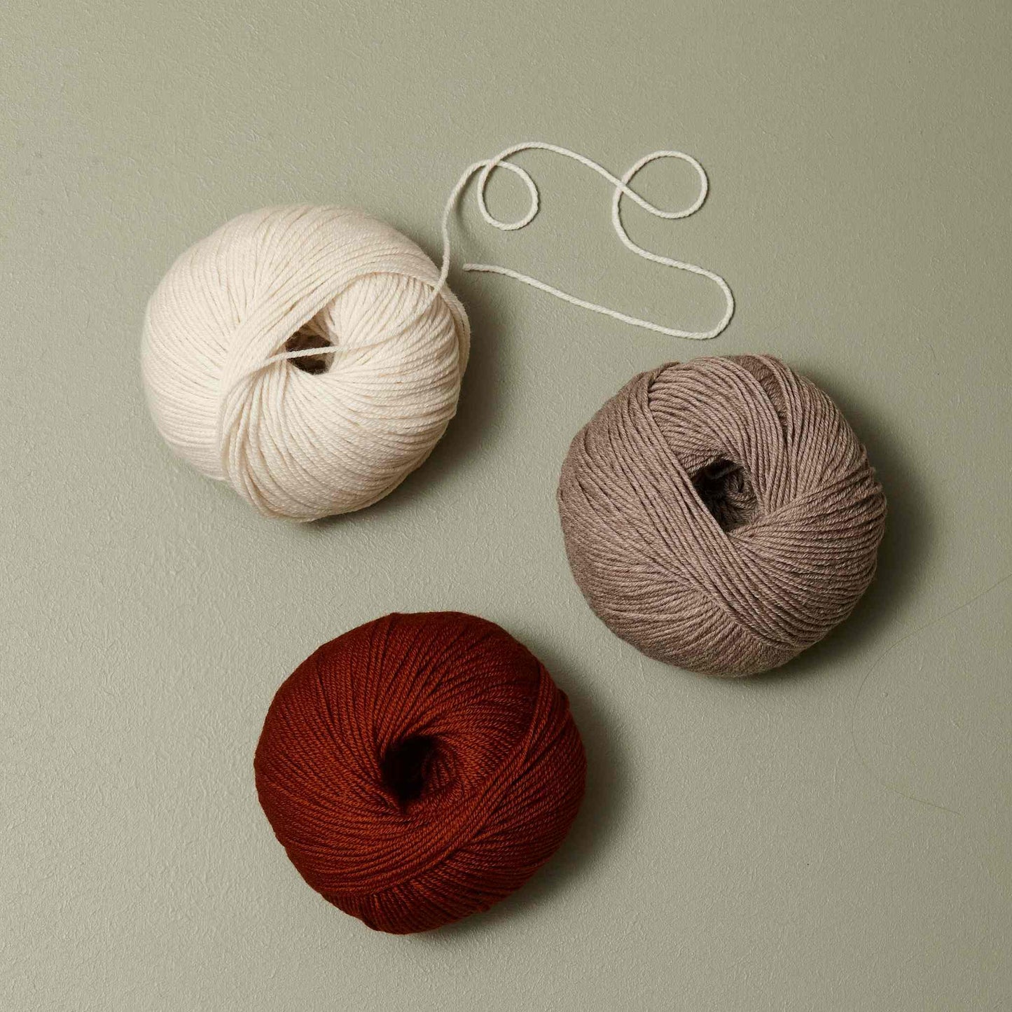 Merino uldgarn Rust fra HALO KNIT