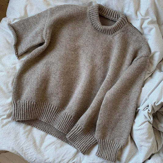 100% Alpaca garn - Desert brown