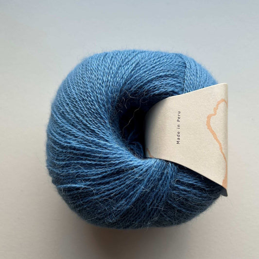 100% Alpaca garn - Ocean Blue