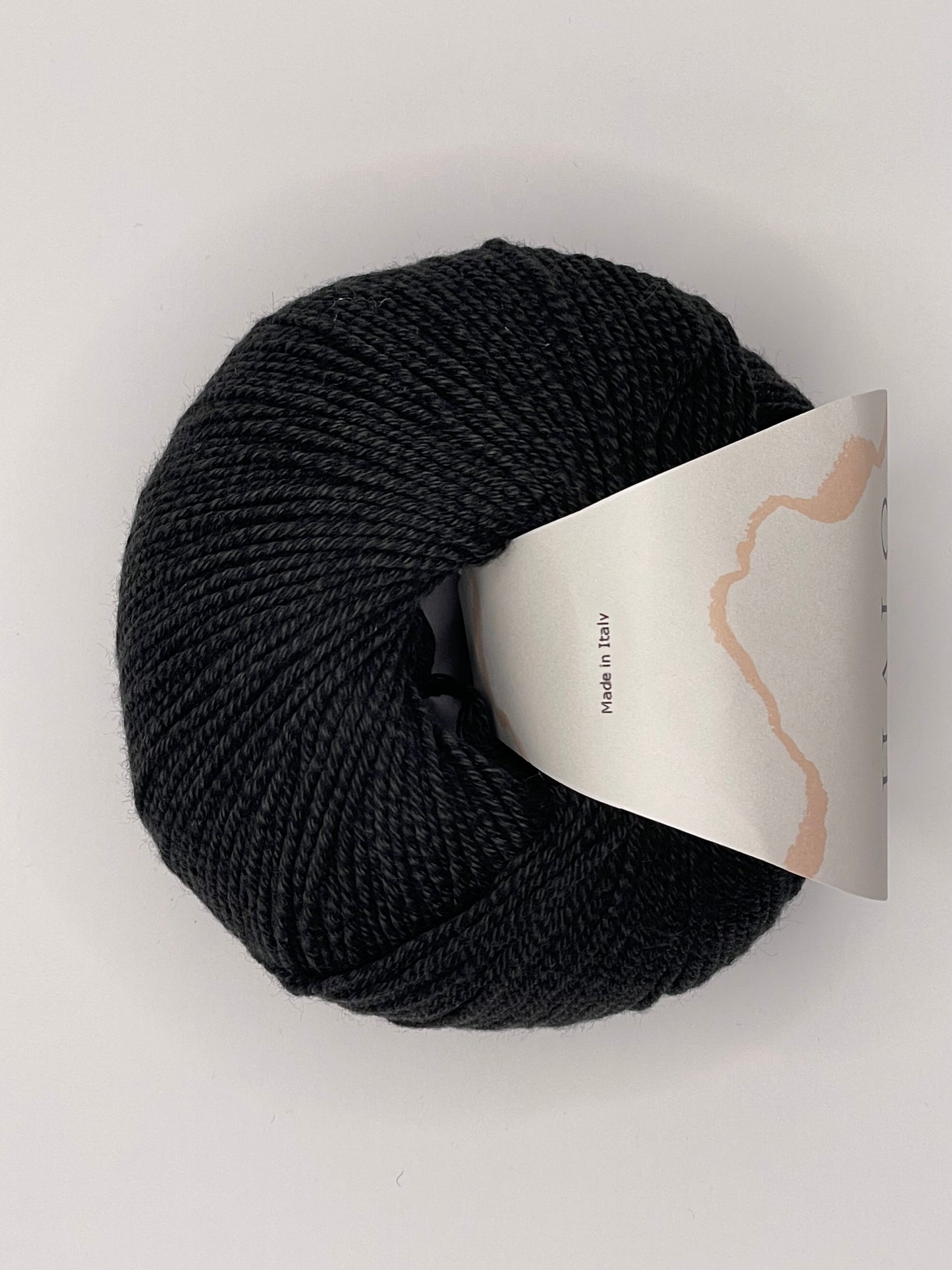 50% Bomuld og 50% soja garn - black
