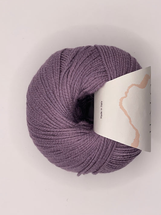 50% Bomuld og 50% soja garn - dusty lilac
