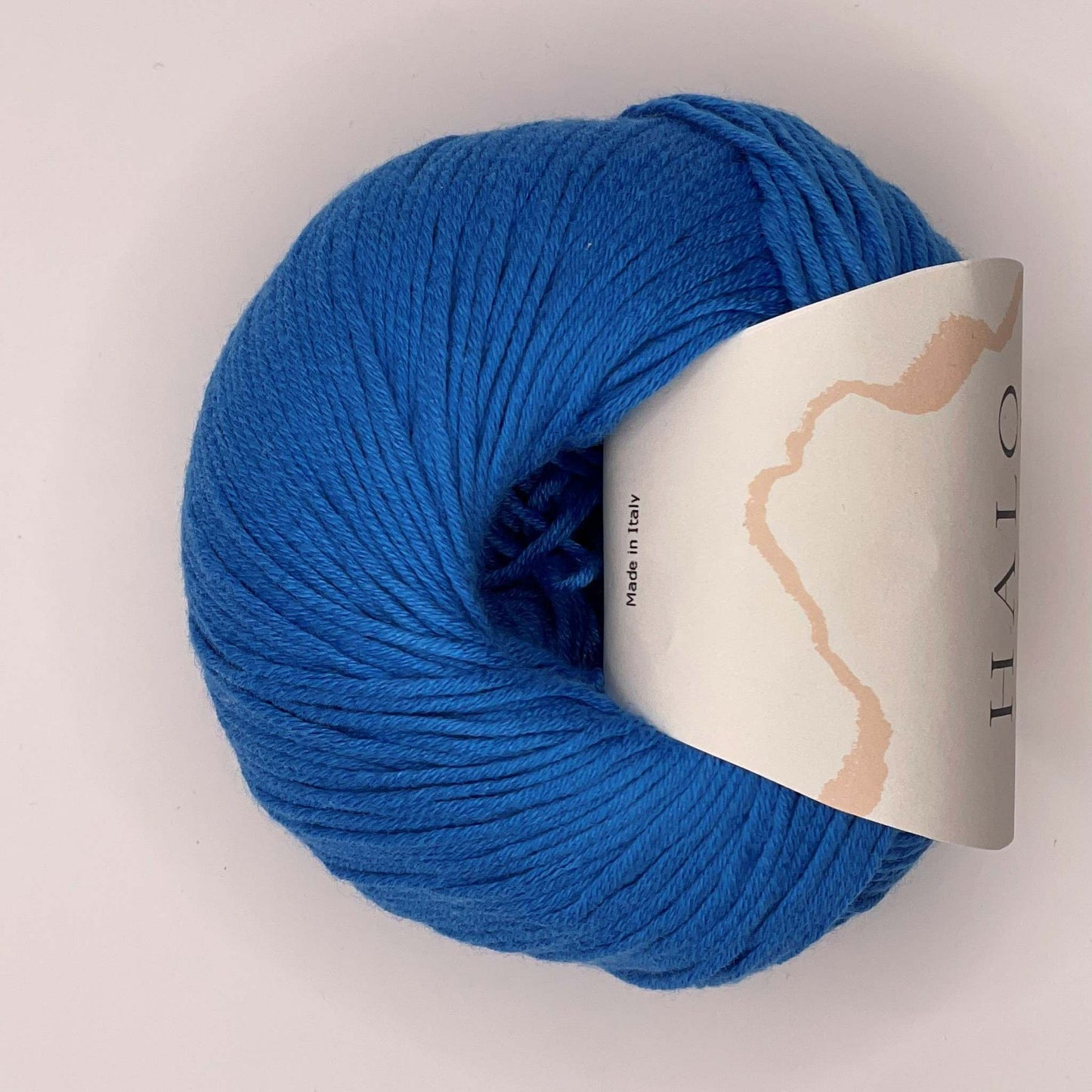 50% Bomuld og 50% soja garn - lake blue