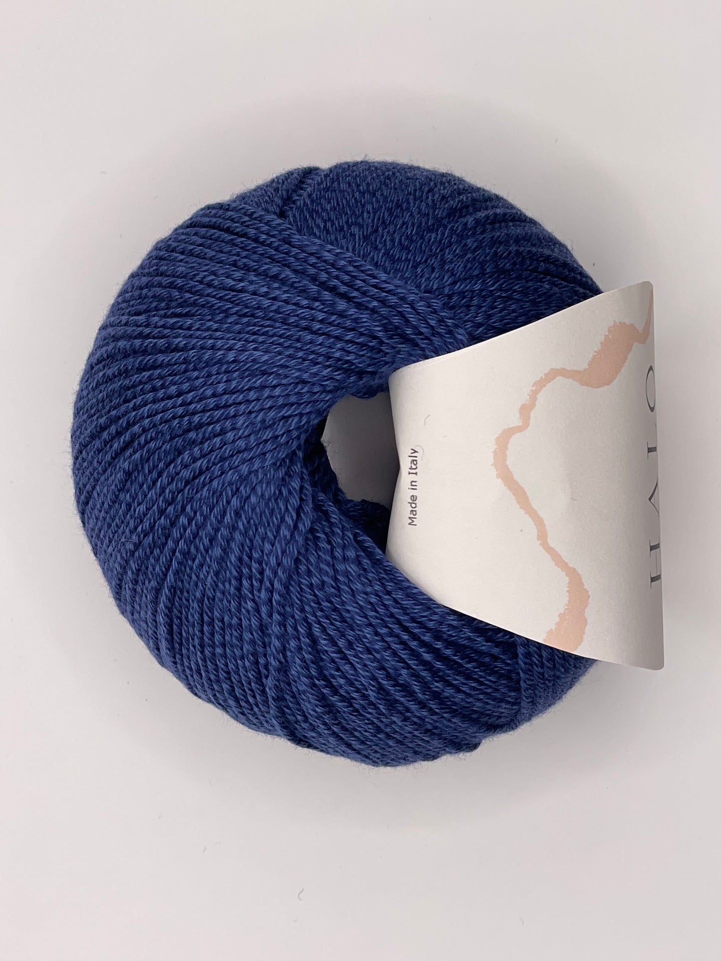 50% Bomuld og 50% soja garn - marine
