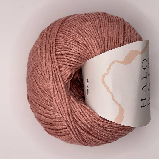 50% Bomuld og 50% soja garn - rosa