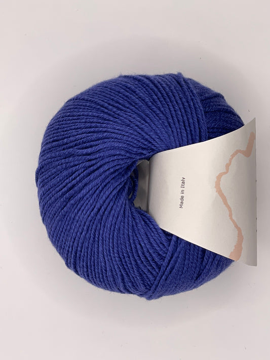 50% Bomuld og 50% soja garn - violet