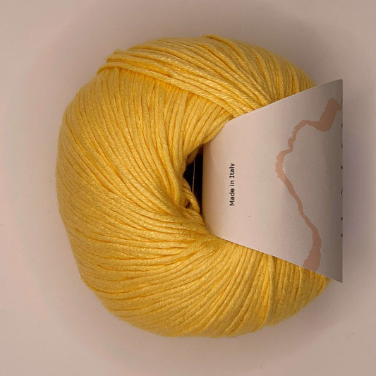 50% Bomuld og 50% soja garn - light banana