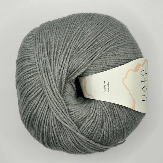Halo Knit duo strømpegarn grå