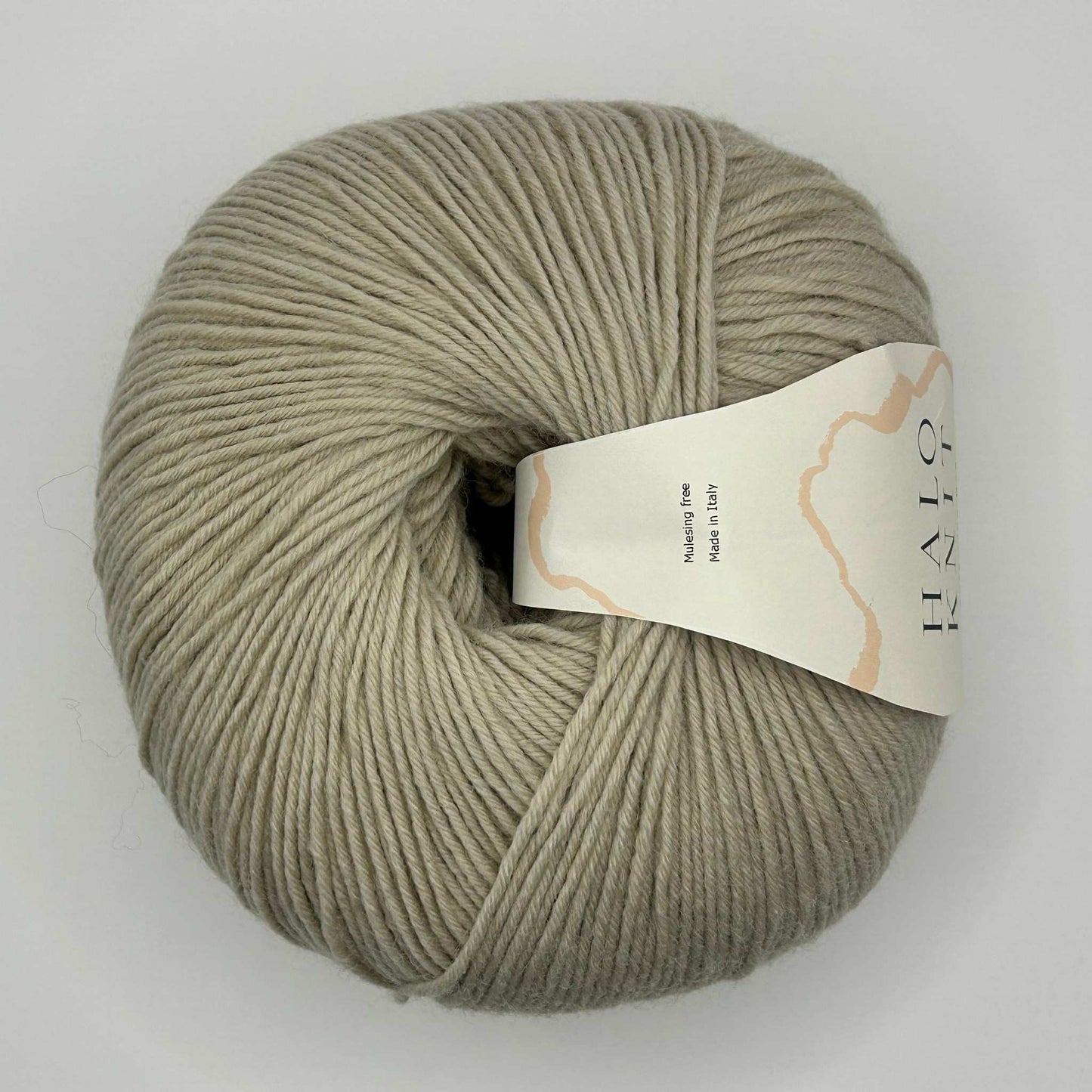 Halo Knit duo strømpegarn sandfarvet