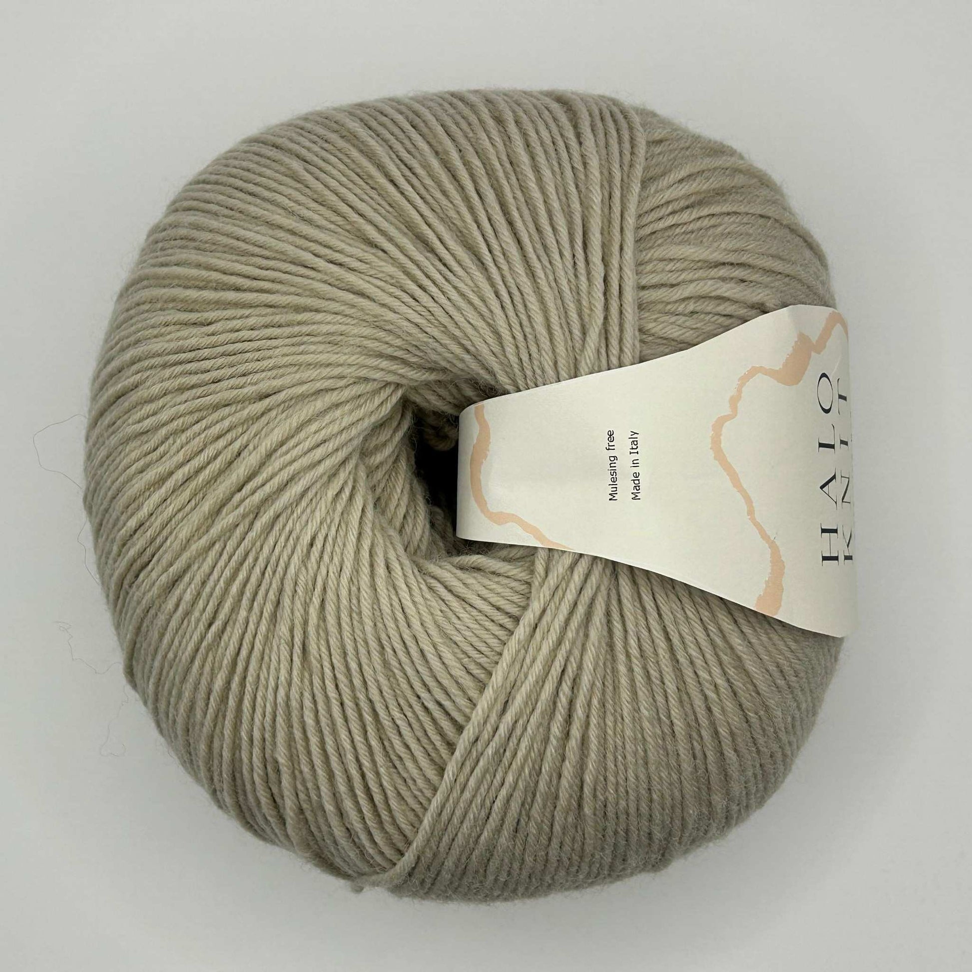 Halo Knit duo strømpegarn sandfarvet