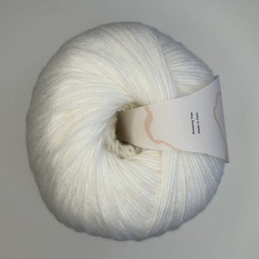 Strømpegarn - No. 1 (Hvid)
